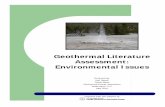 Geothermal Literature Assessment: Environmental Issues ·  · 2010-04-08Geothermal Literature Assessment: Environmental Issues Produced by: ... Together with an earlier literature