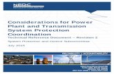 Considerations for Power Plant and Transmission System ... Protection and Control... · protection and control coordination between power plants and the transmission system.” NERC