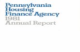 1981 Annual Report - Pennsylvania Housing Finance … Agency 1981 Annual Report . ... PHFA has a commitment to the Commonwealth to insure that its archi- tectural and community heritage