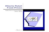 Alberta Retail Food Prices - Open Government Program | …€¦ ·  · 2016-03-01specifications for each item in the basket, ... the Alberta Retail Food Prices survey methodology