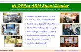 IN-OPFxx-ARM Smart Display - infodip-systemes.com · IN-OPFxx-ARM Smart Display ... LVDS Touch Panel LCD HDMI -in Audio CAN LAN MicroSD. INFODIP SYSTEMES ... icons and images. This