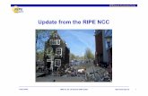 Update from the RIPE NCCmeetings.ripe.net/...Update_from_the_RIPE_NCC_at_RIPE57.An80.pdfRIPE Network Coordination Centre Axel Pawlik RIPE 57, 26 - 30 October 2008, Dubai 1 Update from