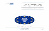EU Innovation Policy – Part II · EU Innovation Policy – Part II ... 2.1. Research and development policies ... 2.2. Industrial, entrepreneurship and SME policies ...