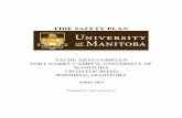 Fire Safety Plan Template - University of Manitoba offices, a mechanical room, two multipurpose rooms, 4 storage spaces, a conference room, classrooms an elevator, two sets of washrooms,