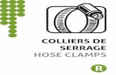 COLLIERS DE SERRAGE HOSE CLAMPS - prdistribution.caprdistribution.ca/commerce/Content/documents/R_COLLIER_CLAMP.pdf · colliers de serrage “tridon” hose clamps “legion” &