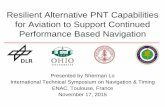 Resilient Alternative PNT Capabilities for Aviation to ...signav.recherche.enac.fr/files/5714/4904/4175/Sherman_LO_Resilient... · Resilient Alternative PNT Capabilities for Aviation