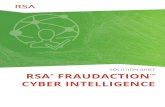 SOLUTION BRIEF RSA FRAUDACTIONTM CYBER INTELLIGENCE · SOLUTION BRIEF TABLE OF CONTENTS About the RSA FraudAction Intelligence Operation.....1 RSA FraudAction Cyber Intelligence ...