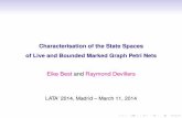 Characterisation of the State Spaces of Live and …grlmc.wdfiles.com/local--files/lata-2014-slides/Day2...Characterisation of the State Spaces of Live and Bounded Marked Graph Petri