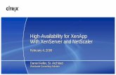 High-Availability for XenApp With XenServer and NetScalers3.amazonaws.com/legacy.icmp/additional/high_availability_for... · High-Availability for XenApp With XenServer and NetScaler