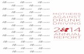 34,831 VICTIMS AND SURVIVORS - MADD | Mothers ... Shetty Brian Ursino - Treasurer Monica Vandehei Nina Walker Jan Withers - National President 2014 National Board of Directors William
