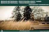 EDUCATIONAL PSYCHOLOGY AND - Edutechedutech.educ.msu.edu/wp-content/uploads/2016/01/EPET-Program...educational psychology and epet program handbook 1 educational technology program