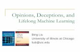 Lifelong Machine Learning - SPQRwebdb2017.cs.umass.edu/slides/keynote.pdf · Lifelong Machine Learning ... “Apple is doing very well in this poor economy ... compound sentences,