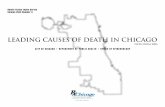 LEADING CAUSES OF DEATH IN CHICAGO · This edition of the Leading Causes of Death in Chicago ... • Heart disease and cancer were the top two leading causes of ... • Homicide was