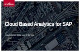 Cloud Based Analytics for SAP - Virtustream€¦ · SAP Integrated Use Cases 8 • SAP Predictive Maintenance and Service ... HANA & other SAP Applications in the Cloud ... HANA with