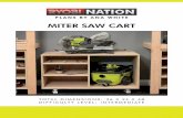 MITER SAW CART.…plans by ana white total dimensions: 36 x 24 x 48 difficulty level: intermediate miter saw cart