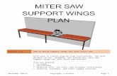 MITER SAW SUPPORT WINGS PLAN - Workshop Addict used my table saw and miter saw to complete this step. ... Workshop Addict Miter Saw Support Wings Plan Version 1.0 Workshop Addict ...