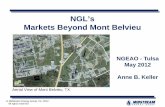 NGL’s Markets Beyond Mont Belvieu - NGEAO · NGL’s Markets Beyond Mont Belvieu NGEAO - Tulsa ... Market analysis & forecasts ... Mont Belvieu Propane . Outlook for the Next Barrel