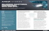 STORIES AMD + HIVELOCITY CASE STUDY WITH AMD EPYC Delivering great performance with exceptional value is critical to success in the highly competitive dedicated server hosting market.