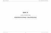 OPERATING MANUAL - Oceanic Worldwide€¦ · oc1 operating manual © 2002 design, 2009 doc. no. 12-2761-r04 (9/6/11) oc1 dive computer operating manual. 2 oc1 operating manual ...