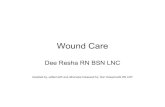 Wound Care - img2.timg.co.ilimg2.timg.co.il/forums/1_159654557.pdfWound Care Dee Resha RN BSN LNC ... • Dakin's Solution ... – Ideal material to cover large open wounds and control