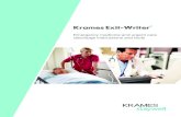 Emergency medicine and urgent care discharge … patients in less than 1 minute with Krames Exit-Writer. Krames Exit-Writer® is the industry leader for emergency medicine and urgent