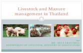 Livestock and Manure management in Thailand and Manure management in Thailand . ... 椀渀 吀栀愀椀氀愀渀搀尩 to show high potential for Thailand to be implemented in the