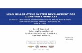 Lean Miller Cycle System Development for Light-Duty … · LEAN MILLER CYCLE SYSTEM DEVELOPMENT FOR LIGHT-DUTY VEHICLES 2016 U.S. DOE Vehicle Technologies Program Annual Merit Review