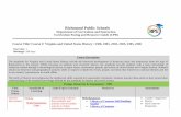Richmond Public Schools · • DBQ Project Analysis Tool - ... interpreting charts, graphs, and pictures to determine characteristics ... • Bill of Rights -