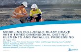 MODELING FULL-SCALE BLAST HEAVE WITH THREE … · modeling full-scale blast heave with three-dimensional distinct elements and parallel processing . 26 august 2015. ... cpu efficiency