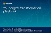 Your digital transformation playbook · playbook Attend a free ... Play #4: Drive growth with data in the cloud 7. ... managing a sales pipeline in Excel directly in the context of