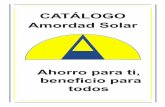 CATÁLOGO Amordad Solar - sialsolhome.com Sistema indirecto: El intercambio de calor se realiza sin contacto directo entre el flui-do caloportador y el agua de consumo. 2- Función