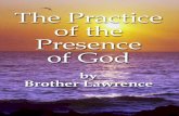 Table of Contents - St. Patrick Basilica Parish Lawrence-The Practice... · The Practice of the Presence of God: The Best Rule of Holy Life being Conversations and Letters of Brother