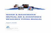 WATER & WASTEWATER MUTUAL AID & ASSISTANCE RESOURCE TYPING ... knowledge/rc... · WATER & WASTEWATER MUTUAL AID & ASSISTANCE RESOURCE TYPING MANUAL April 2008 The Authoritative Resource