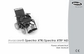 Invacare® Spectra XTR/Spectra XTR HD - Medical | …® Spectra XTR/Spectra XTR2 HD ... necessary know-how and equipment plus the special knowledge concerning your Invacare® product,