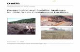Geotechnical and Stability Analyses for Ohio Waste ... Ohio Waste Containment Facilities ... The Components of Geotechnical and Stability Analyses ... Standard Test Method for Direct