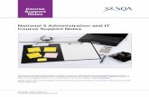 National 5 Administration and IT Course Support Notes€¦ ·  · 2017-12-05Course Support Notes for National 5 Administration and IT Course 2 ... To make the Course engaging, teachers/lecturers