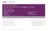 Dr Jawed Hamid Alexandra Lodge Care Centre Alexandra Lodge Care Centre Inspection report 07 December 2016 Dr Jawed Hamid Alexandra Lodge Care Centre Inspection report 355-357 Wilbraham