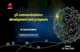 5G communications: development and prospects€¦ ·  · 2016-04-135G communications: development and prospects ... Cloud computing 2. ... 2012 2013 2014 2015 2016 2017 2018 2019