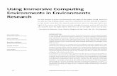 Using Immersive Computing Environments in Environments ...users.cis.fiu.edu/~chens/PDF/ACSA.AM.102.13-1.pdfUsing Immersive Computing Environments in Environments Research ... campus