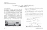 Desktop X-ray Diffractometer “MiniFlex - Rigaku. Ultra Small Size; Extremely Light Weight,Easy Installation Figure 5 shows the difference in size between the MiniFlex + and the D/max