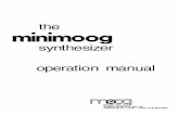 MINIMOOG MODEL D FRONT PANEL - synth palacesynthpalace.com/SynthPDFs/minimoog model d_manual.pdf · MINIMOOG MODEL D FRONT PANEL. A GUIDE TO THE OPERATION OF THE MINI MOOG MODEL D