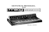 Moog MiniMoog Service Manual - Synthfool · Created Date: 11/25/2004 11:53:43 AM