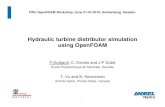 Hydraulic turbine distributor simulation using OpenFOAMweb.student.chalmers.se/groups/ofw5/Presentations/FrancoisGuibault... · Hydraulic turbine distributor simulation using OpenFOAM