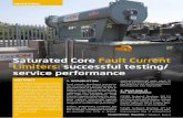 Saturated Core Fault Current Limiters: successful …wtc.com.au/assets/brochures/Successful-testing-service...Saturated Core Fault Current Limiters: successful testing/ service performance