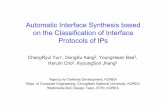 Automatic Interface Synthesis based on the … Interface Synthesis based on the Classification of Interface Protocols of IPs ChangRyul Yun1, DongSu Kang2, YoungHwan Bae3, HanJin Cho3,