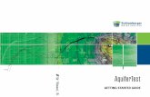 Booklet cover AquiferTest.eps 7/29/2010 11:46:20 AM ... · Derivative smoothing improves the quality of drawdown derivative data to improve identification of aquifer conditions. Bourdet