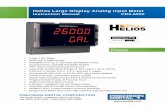 Helios Large Display Analog Input Meter - Lesman€¦ ·  · 2016-09-23Helios Large Display Analog Input Meter Instruction Manual PD2-6000 4 ... Assignment Line 1 and line 2 may