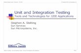 Unit and Integration Testing - Software Summitsoftwaresummit.com/2004/speakers/SteltingTestingJ2EE.pdf · Developing unit tests for a component 1. ... Stephen A. Stelting – Unit