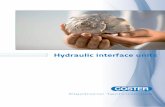 Hydraulic interface units - COSTER GROUP - Home page€¦ ·  · 2016-10-044 We resere the right to mae changes without notice. Hydraulic interface units Hydraulic interface The