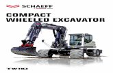 COMPACT WHEELED EXCAVATOR - Yanmar · through an improved combustion and injection system and a diesel ... Type 4-cylinder turbo diesel engine with ... Hydraulic pump accumulator